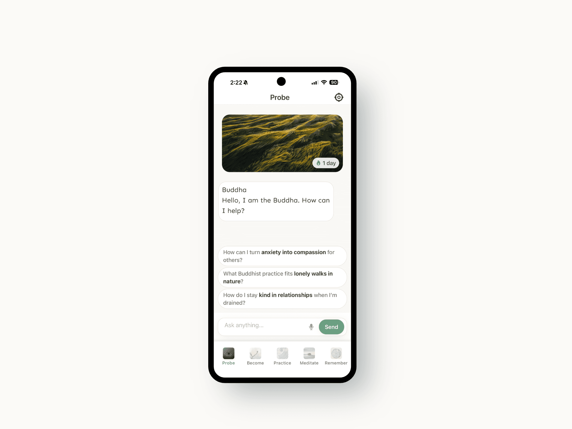 Conversation with teacher